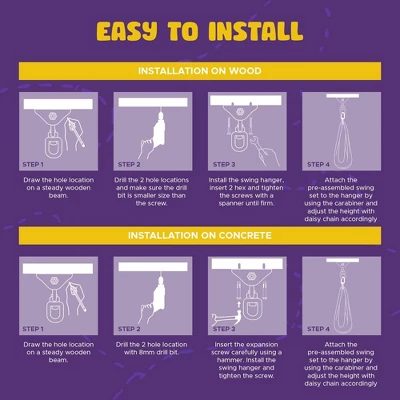 Toy To Enjoy Dinosaur Sensory Swing For Kids With Special Needs - Image 2