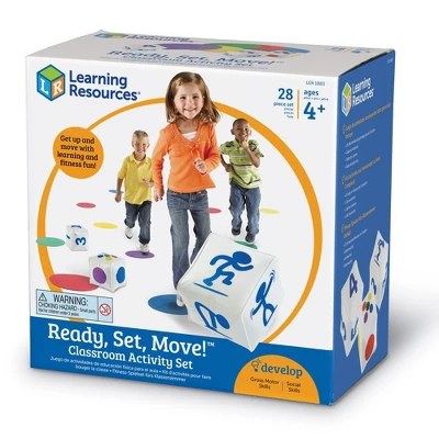 Learning Resources Ready, Set, Move! Classroom Activity Set, 28 Piece Set, Ages 4+ - Image 4